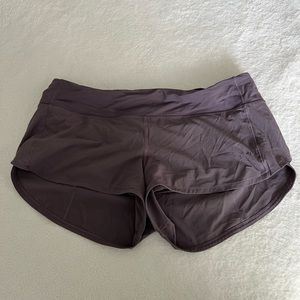 LULULEMON SPEED UP SHORTS SIZE 10